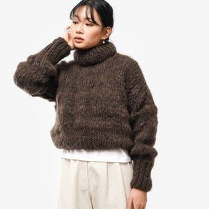 Frisson Knits Isabella Sweater Chocolate